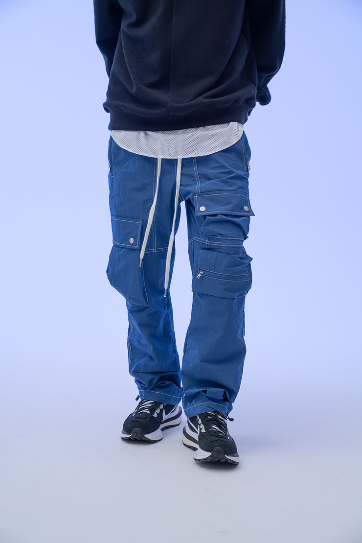 Buy Light Blue Regular Tapered Stretch Utility Cargo Trousers from Next  Canada